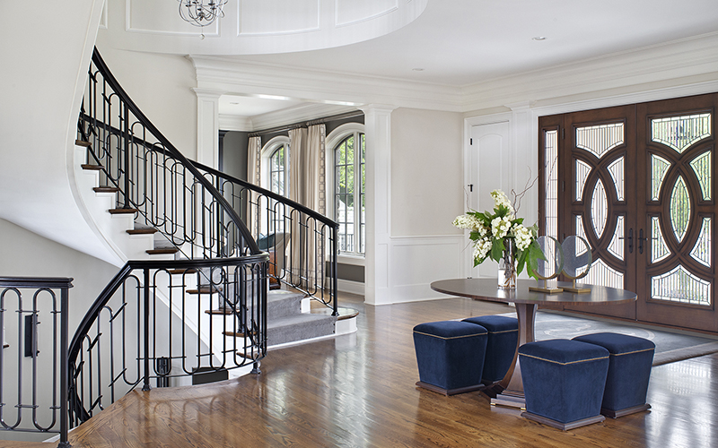 Luxury Interior Design Firm Intimidation Foyer Staircase

